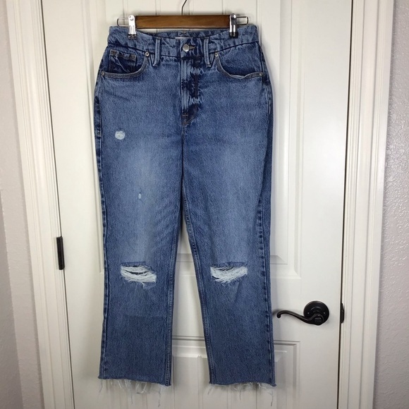 Good American Good 90’s Icon Jean in Indigo065 Size 28. - Picture 2 of 9